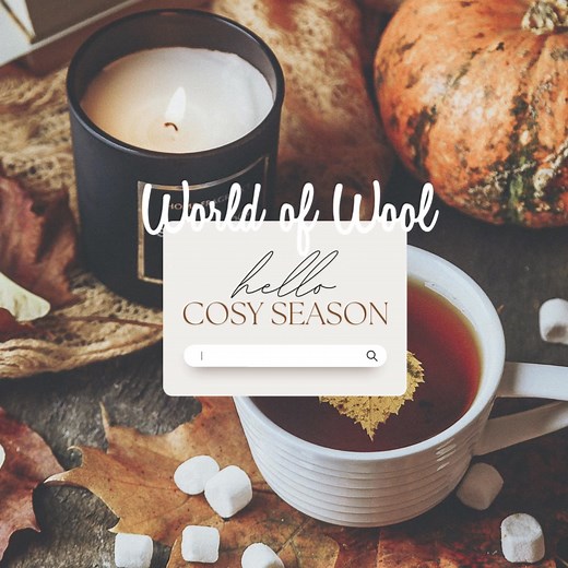 The cosy season is here 🍂✨ Whether you love spinning, felting, knitting, or simply getting creative with colour and texture, autumn is made for making. Discover all the woolly goodness waiting for you at World of Wool and make this season your cosiest yet. Pop the kettle on and visits 👉 www.worldofwool.co.uk | World of Wool