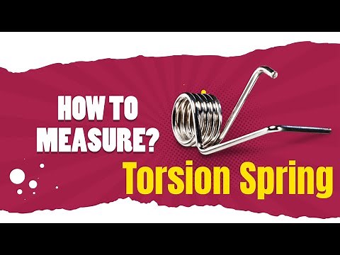 How to Professionally Measure Torsion Spring | Spring Measuring 101