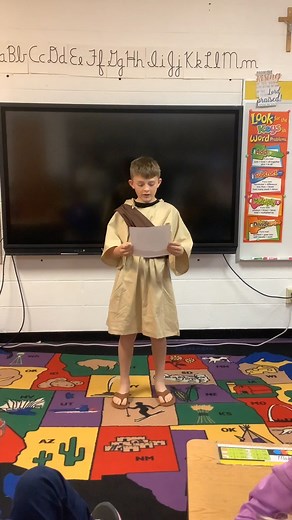 2025 5th Grade Saint Speeches | St. Joseph Catholic Church and School, Oakley, KS