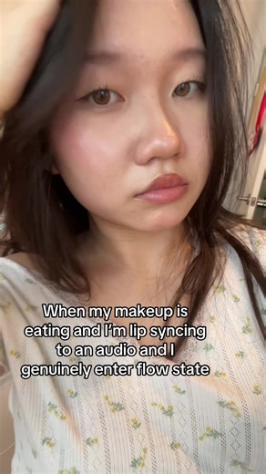 Lip Syncing to Makeup Transformation Sounds