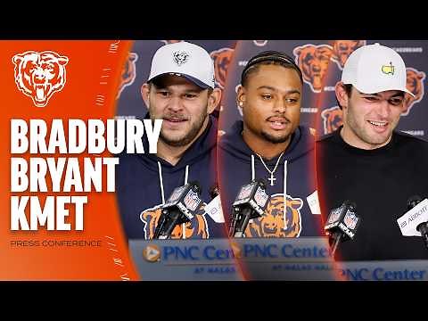 Garrett Bradbury, Coby Bryant, Cole Kmet excited to get back to football | Press Conference
