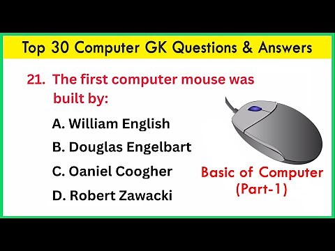 Top 30 Computer GK questions and answers | Basic Computer GK | Computer MCQ | GK Quiz | GK GS | MCQ