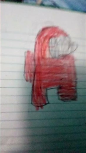 Red character from Among us