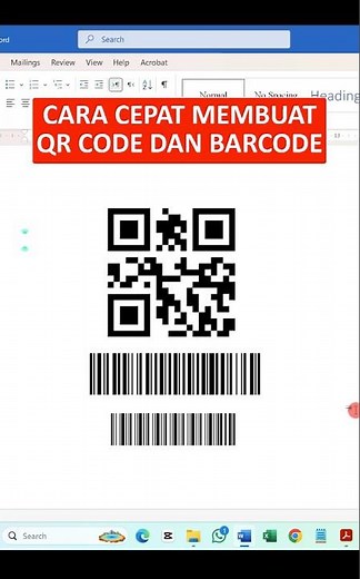 QUICK WAY TO CREATE QR CODE OR BARCODE IN MICROSOFT WORD #practicaltips #isnainipanglima