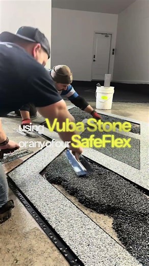 Best way to fix damaged weather concrete! Fix any hard surface fast! SafeFlex rubber and Vuba Stone