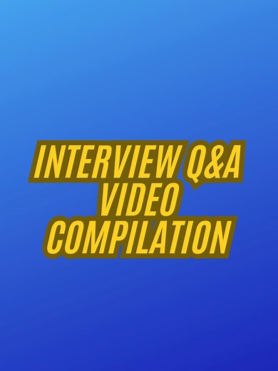 Video Compilation of Sample Interview Q&As for Deck Cadets