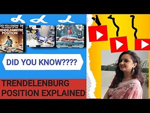 Trendelenburg position uses