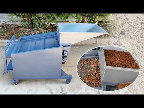 Automatic Mealworm Pupa Sorting Machine | How is Mealworm Pupa Separated? Insect Farming Solution