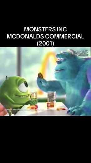Monsters Inc McDonald’s commercial #monstersinc #mcdonalds