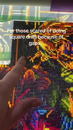 Overcoming Square Drill Gaps in Diamond Painting