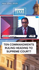 Inside Texas Politics: Ten Commandments ruling