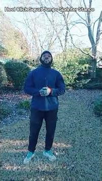 heel click squat jumps sprinter stance #fitness #exercise #workout #foryou