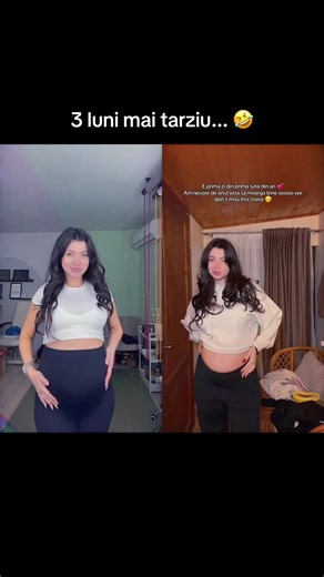 #duet with @Alexandra Prodan Si eu care credeam ca am burta atunci 🤣❤️ Haideti si pe insta :@alexandraprodann ✨ #insarcinata #sarcina #gravida #machiaj
