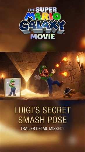 Luigi’s Smash Bros Victory Pose in the Super Mario Galaxy Movie? Explained