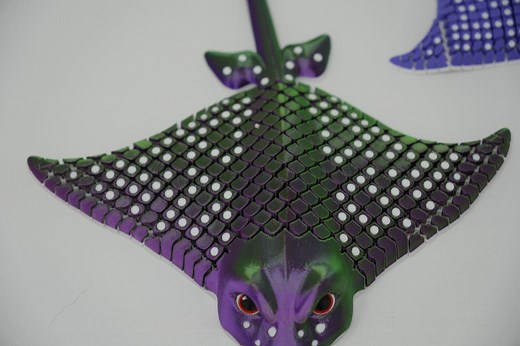 Stingray- Articulated 3d Printed-3d Stingray - Articulated Fidget Toy, Engaging Marine Decor Idea, Ideal Gift for Beach Lovers & Coworkers - Etsy