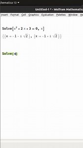 Solve any equation with mathematica