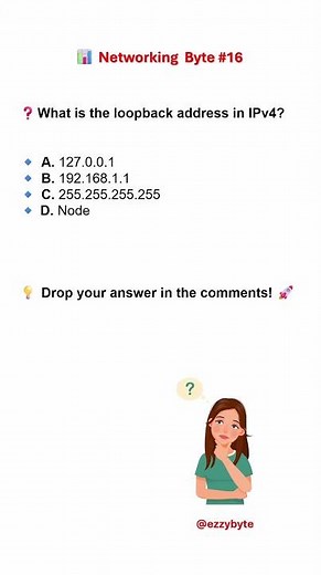 Networking Byte#16 What is the Loopback Address in IPv4? | Networking Fundamentals #networking