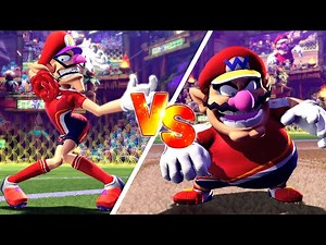 Mario Strikers Battle League - Wario, Waluigi, Shy guy, Daisy in Turbo Cup