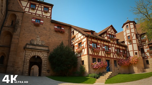 Inside the Medieval Nuremberg Castle in Germany (4K)