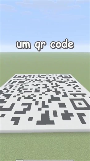 É possivel fazer um QR CODE no minecraft
