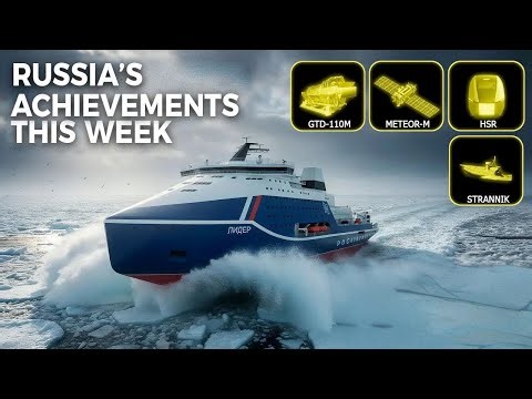 Russia's on the Fast Track! Mega Turbine, New Reactor, Satellites, Drones & More Tech Wonders