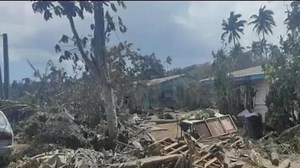 New photos show damage in Tonga's capital following eruption