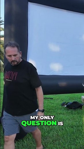 VEVOR 16FT INFLATABLE MOVIE SCREEN OUTDOOR Review | FAST SETUP, WRINKLE FIX | Reviews Unscripted