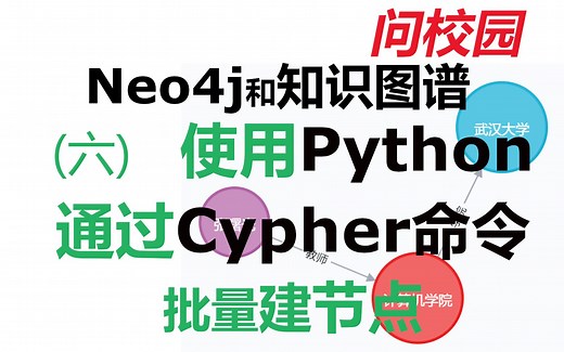 在neo4j Server中使用Python通过Cypher命令批量建立节点