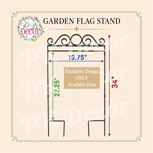 Yard Sign Holder Hanging Metal Stand Outdoor Display Garden Welcome Porch Decoration Lawn Ornament Black Wrought Iron Frame Scrollwork - Etsy