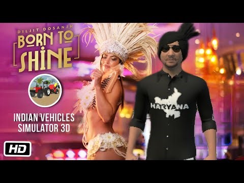 Born to shine song Diljit dosanjh || indian vehicle simulator 3D || #threesamgaming