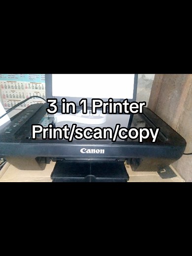 3 in 1 Printer with print/scan/copy.❤️😊 #printer #canon #scan #fyp #foryou