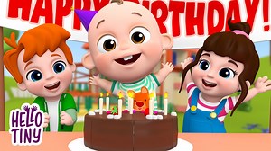 Tag your friends to wish them a happy birthday! 😘 Join Hello Tiny and sing along with nursery rhyme videos everyday! Lyrics: Happy birthday, baby Happy birthday, baby Happy birthday, happy birthday Happy birthday, baby #birthday #birthdaysong #nurseryrhymes #HELLOTINY #kidssongs #singalong #filmtok | Heykids - Nursery Rhymes