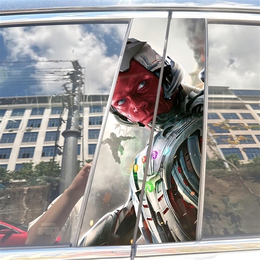 Marvel Avengers car window pillar stickers, electrostatic adsorption, glue-free car stickers, superhero car accessories, Marvel fan gifts.