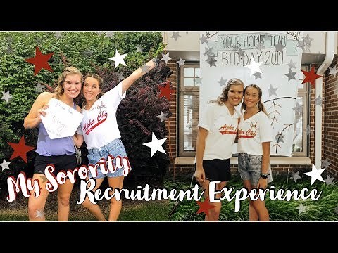Sorority Recruitment Experience (VLOG) | Kansas State University