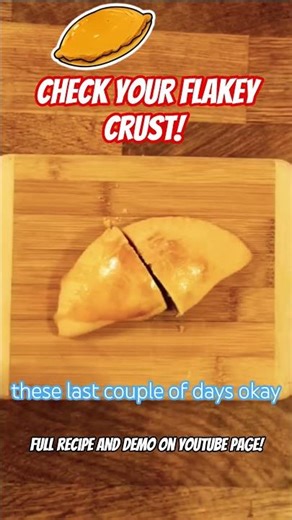 Flakey Empanada Crust - Cross section!