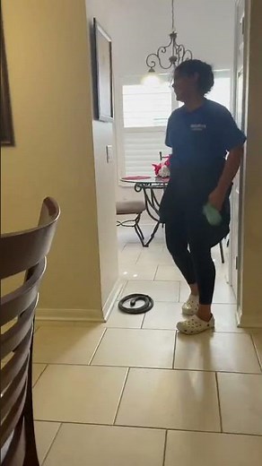 Housekeeper's Amusing Surprise: Pranking a Cleaning Lady with a Hilarious Fright#Prank