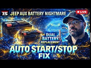Jeep Dual Battery Replacement (2018–2023 Gladiator JT & Wrangler JL) | ESS Aux Battery + IBS Reset