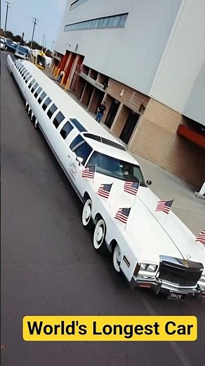 World’s Longest Car 🚘 100-Foot Limo with a Helipad!