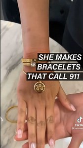 She Makes Bracelets That Call 911... Her accessories have discrete safety features. They alert authorities or loved ones when you’re feeling unsafe. invisaWear | seen.tv