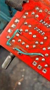 I repaired #repair potentiometer track.