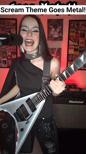 Scream Theme "Red Right Hand" Goes Metal! Full Video Linked! #scream7 #shorts #metal