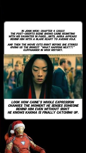 In John Wick: Chapter 4 the post-credits scene shows Caine reuniting with his daughter in Paris