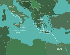Mediterranean & Egypt Cruise: Italy, Greece & Malta - Azamara (17 Night Roundtrip cruise from Rome)