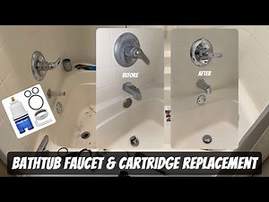 ✅Leaking Shower | How to Replace Delta Bathtub Faucet & Shower Valve Cartridge ￼| New Drop in Drain