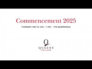 Queens College 101st Commencement Ceremony