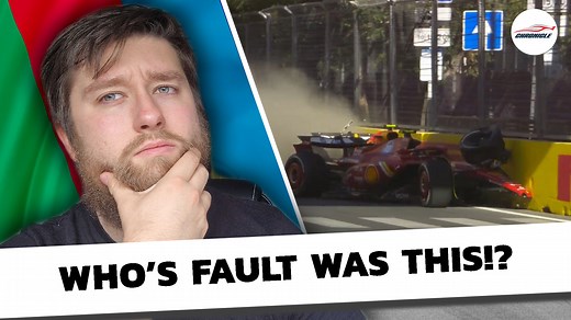 Perez v Sainz - Who's to Blame for Their Baku F1 Crash?