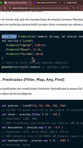 🟢 Arrays and lists in Kotlin: EJ2 - Data class list - 10 -P8