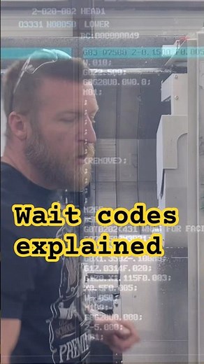 WAIT CODES EXPLAINED - watch the full video🚀 #cnc #codes #waitcodes #gcode