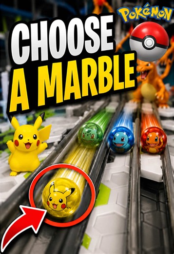 Pick one Pokemon marble to win it all! Will you pick a winner today?! #marblerace #marbleracing #pokemon #marbles #racing