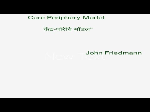 II Core periphery model II Center periphery model ll